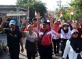 MERIAHKAN HUT KE-81 RI, PEMDES SUMPUT DRIYOREJO GELAR JALAN SEHAT BERHADIAH MENARIK