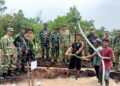 TIM PENYULUH KARHUTLA MABES TNI LAKSANAKAN PENYULUHAN DAN PENANGGULANGAN KARHUTLA DI KOTA PEKANBARU