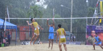 KOARMADA I GELAR OPEN TOURNAMENT VOLI PANTAI PANGLIMA TNI MERIAHKAN HUT KE-81 TNI