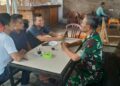 Humble dengan Warga, Babinsa Ingatkan Pemuda Jauhi Judol