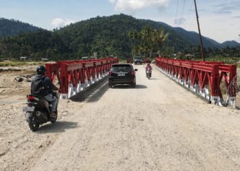 Jembatan Beton Alue Canang Rampung 100 Persen, Warga Sampaikan Terima Kasih kepada Presiden Prabowo Subianto dan TNI AD