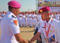 Danpuslatpurmar 3 Grati Turut Hadiri Upacara Tupdik Siswa Dikmaba XLV/1 TNI AL Kejuruan Marinir