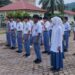 Jelang Semarak Lomba HUT ke-81 RI Kodim Abdya, TNI di Babahrot Intens Latih PBB Pelajar