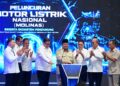 Panglima TNI Hadiri Peluncurkan Motor Listrik Nasional oleh Presiden RI