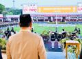 Panglima TNI Hadiri Upacara Penurunan Bendera Sang Merah Putih di Istana Merdeka