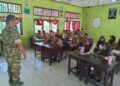 Isi Wasbang di Sekolah, Babinsa Ingatkan Pelajar Sikap Menghormati