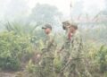 Panglima TNI Dampingi Presiden RI Tinjau Penanganan Karhutla di Kalimantan Barat