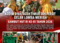 Semarak Perlombaan Kodim 0104/Atim Kobarkan Semangat Kemerdekaan RI ke-81