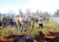 Komandan Lanud Sjamsudin Noor Pimpin Langsung Pemadaman Kebakaran Hutan dan Lahan di Kalimantan Selatan