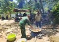 Lewat Kuah Beulangong, Babinsa Pererat Kedekatan dengan Rakyat