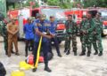 Masuki Musim Kemarau, Kodim Abdya Gelar Latihan Gabungan Penanggulangan Kebakaran