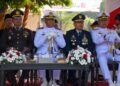 Komandan Brigif 2 Marinir Hadiri Upacara Peringatan HUT Ke 81 Kemerdekaan RI Di Alun-Alun Sidoarjo