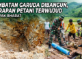 Jembatan Garuda Dibangun, Harapan Petani Lembeng Kersik untuk Akses ke Lahan Mulai Terwujud