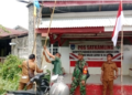 Dari Kepedulian untuk Keamanan, Babinsa dan Aparatur Desa Benahi Pos Siskamling