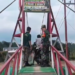 Patroli Jembatan Gantung Babinsa dan Linmas di Wilayah Kodim 0104/Aceh Timur