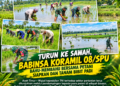 Antisipasi Genangan Saat Curah Hujan Tinggi, Babinsa Koramil 22/Lgsb Ajak Warga Bersihkan Saluran Air