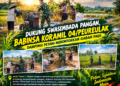 Dukung Swasembada Pangan, Babinsa Koramil 04/Peureulak Dampingi Petani Merontokkan Gabah Padi