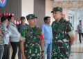 Pangdam I/BB, Danrem 023/KS Ucapkan Terimakasih kepada Satgas Pam VVIP Kunker Wakil Presiden RI