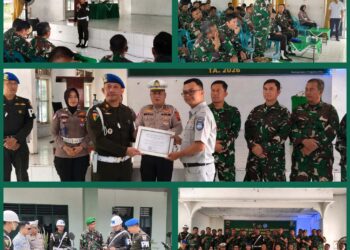 Wujudkan Pelopor Keselamatan, Kodim 0209/LB Gelar Sosialisasi Safety Riding Bagi Prajurit