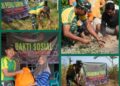 Yonif 413/Bremoro Gelar Bakti Sosial Sambut HUT ke-81 TNI