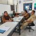 Babinsa Koramil 0201-14/PB Silahturahmi dan Berbincang Santai dengan Perangkat Desa