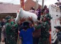 Gerak Cepat, Prajurit Kodim 0205/TK Korem 023/KS Siaga Antisipasi Erupsi Gunung Sinabung