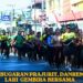 Jaga Kebugaran Prajurit, Danrem 143/HO Lari Gembira Bersama Personel