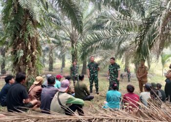 Cegah Karhutla Sejak Dini, Tim Satgas Sosialisasi di Wilayah Kodim 1209/Bengkayang