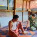 Jenguk Warga yang Sakit Babinsa Koramil 0201-14/PB Kopka Lalu Edy Kurniadi, Berikan Motivasi dan Do’a