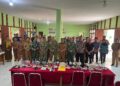 Tim Satgas Penyuluhan Karhutla Mabes TNI Monitoring Pencegahan Karhutla di Kecamatan Toba