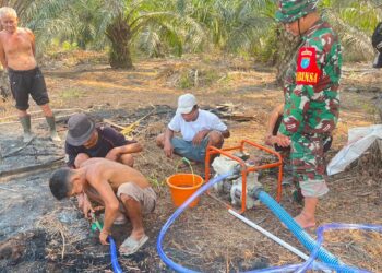 Atasi Krisis Air di Titik Karhutla, Kodim 1209/Bengkayang Gerak Cepat Bangun Sumur Bor