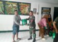 Aksi Sosial Danramil Rajeg Gelar, Jaga Jakarta On The Spot, Bagikan Sembako