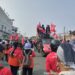 Personel Kodim 0502/JU Monitoring dan Amankan Aksi Buruh FBTPI