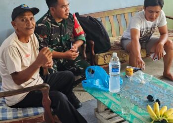 Wujudkan Desa Penaah Aman dan Kondusif, Babinsa Ajak Masyarakat Jauhi Narkoba dan Judi Online