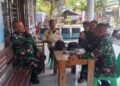 Babinsa, Bhabinkamtibmas dan Kadus Helvetia Musyawarah Bahas Keamanan Lingkungan dan Rencana Gotong Royong