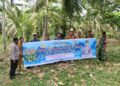 Cegah Karhutla di Musim Kemarau, Babinsa Koramil 01/AK dan Bhabinkamtibmas Sosialisasi Terpadu di Kuala Beringin
