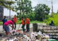 Satgas Sampah Kodim 0510/Tigaraksa Turun Langsung Bersihkan Tumpukan Sampah di Desa Tanjakan Mekar