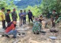 Jalan Terjal di Ujung Negeri, Desa Sibongkaras Disiapkan Jadi Sasaran TMMD ke-130 Kodim 0206/Dairi