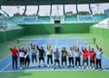 Pererat Sinergitas dan Silaturahmi, Danrem 031/WB Bersama Staf Gelar Fun Tenis dengan Jajaran PTPN IV Pekanbaru