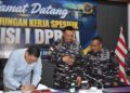 ‎BARISAN UTARA, BENTENG STRATEGIS NUSANTARA: KOMISI I DPR RI DORONG KODAERAL I PERKUAT LOGISTIK DAN PATROLI LAUT