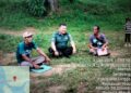 Hadapi Musim Angin Selatan dan Kemarau, Babinsa Koramil 06/Senayang Bangun Kesiapsiagaan Warga Desa Mamut