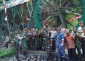 Kasad Tinjau Kincir Air Curug Rahong, Situ Bagendit,dan Ketahanan Pangan di Garut Serta Bandung