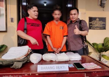 Sinergi TNI-Polri Gagalkan Penyelundupan 4 Kg Sabu Jaringan Internasional di Labuhanbatu