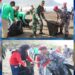 Puslatpurmar 3 Grati Bersihkan Pantai Pancer, Wujudkan Semangat “aku Cinta Laut