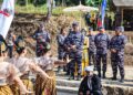 KAS KORMAR DAMPINGI WAKASAL DALAM GROUND BREAKING JEMBATAN LEUWIDINGDING SUKABUMI