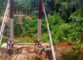 Jembatan Gantung Bosar Galugur Capai 81,6 Persen, Akses Warga Segera Terhubung