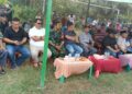 Babinsa Koramil 09/NL Hadiri Pembukaan Turnamen Mini Soccer di Desa Sei Tarolat
