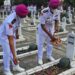 Ziarah Dan Tabur Bunga Prajurit Puslatpumar 8 Teluk Ratai Sambut HUT ke-81 TNI AL