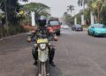 Pasca Erupsi Anak Gunung Krakatau,Water Tank Koramil 06/KG Dikerahkan ,Semprotkan Air Cegah Penyakit ISPA