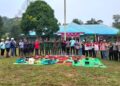Tingkatkan Kesiapsiagaan Bencana, Pos Jaung Satgas Pamtas Yonarmed 13 Kostrad Gelar Apel Siaga Karhutla